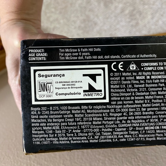 *⭐️ Vintage ⭐️ Mattel Tim McGraw and Faith Hill Barbies NIB - Picture 6 of 6